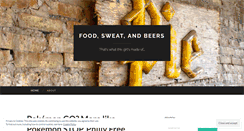 Desktop Screenshot of food-sweat-and-beers.com