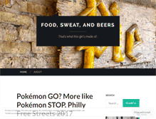 Tablet Screenshot of food-sweat-and-beers.com